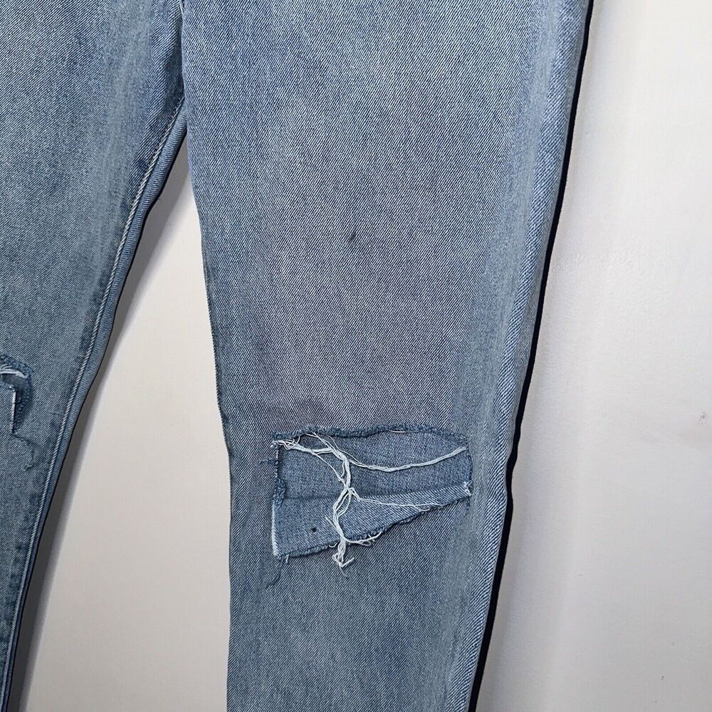 Fashion Nova Women’s Tall Bend The Rules Distressed Jeans Size 9 - Picture 3 of 5